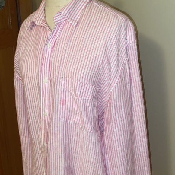 Trenery Linen Button Down - Picture 2 of 4